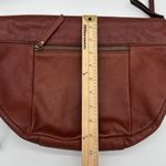 Lucky Brand  Leather Crossbody Bag/Purse - Red/Brown‎ Color Photo 8