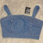 Forever 21 🔹4 for $30 NWT  Denim Cropped Top, Small Photo 0