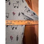 L.A. Soul Women's Gray Alpaca Print Knit Dress 3/4 Sleeve Casual Cute sweater Size M Photo 6