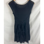 Free People  Lace and Mesh Ruffle Bottom Dress XS Photo 4