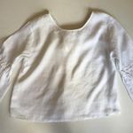 Catherine Malandrino Crop Linen Top Photo 2