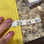 Ellen Tracy NWT Linda Allard  Yellow Linen Skirt Photo 3