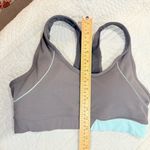 Bally Gray and Light Blue Sports Bra XL Photo 3