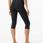 Lululemon  size 8 align crop 17” Black Leggings Photo 2