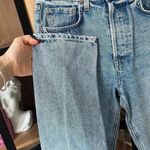 GRLFRND jeans Karolina High Rise Straight Cropped Larchmont light wash 28 denim Photo 3