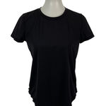 Zyia  Medium Black Activewear Top Short Sleeve Gym Fitness Athleisure Photo 0