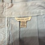 American Eagle Pleated Mini Skirt With Pockets Baby Blue Women’s Size 12 Photo 7