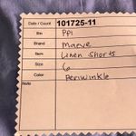 Maeve  Linen Pleated Shorts Purple 6 Photo 11