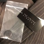 The Limited  Stretch Brown Pinstripe 2 Button Blazer Suit Jacket Womens XS New Photo 5