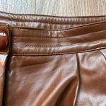 Princess Polly Faux Leather Love Club Pants Brown Size 10 Photo 7