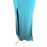 La Femme Embroidered-Bodice Prom Evening Gown Turquoise 6 Beaded Photo 14