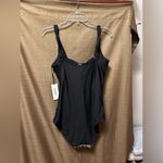 Calvin Klein NWT  Women's Full Coverage Pleated Panel One Piece Swimsuit Size 16 Photo 5