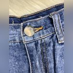 Free People Distressed Raw Hem Embroidered Tribal Aztec Boho Denim Shorts Sz 28 Photo 2