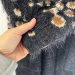 Anthropologie  La Fee Verte Animal Print open front cardigan with pockets size XS Photo 4