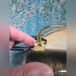 Vintage Lisette New York tortoise lacquer box handle top purse Brown Photo 8