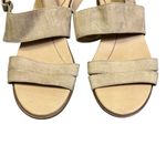 Dr. Scholl's Freestone Sandals Womens 9.5 Beige Fabric Strappy Comfort Casual Tan Photo 1