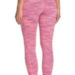 Free People Movement "Roll Out" Pink Space Dye Variegated High Rise Leggings, L Photo 12