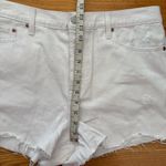 Pistola White Denim Shorts Size 33 Photo 3