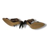 ZARA Leopard Print Clear Strap Heels Women EU 40 Chunky Block Heel Mules Photo 5