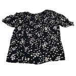 Madewell  Black and White Patterned Top Photo 1