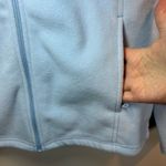 Natural Reflections Women's Full Zip Fleece Jacket Light Blue Zip Pockets Medium Photo 8
