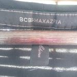 BCBG MaxAzria M Black Lapis Chiffon Tank Dress Photo 6