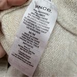 Vince crew neck ribbed wool/cashmere blend sweater in cream size medium Photo 8