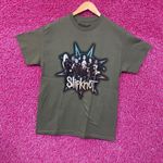 Slipknot Band Group Portrait Star Crest Green T-Shirt Large Photo 2