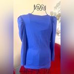 EXPRESS BNWT  Puff Shoulder Top XS Cornflower Blue​​ Photo 1