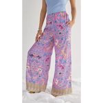 Anthropologie Plenty By Tracy Reese Fantasy Forest Wide Leg Flowy Pants 1X NEW Photo 1