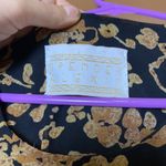 VINTAGE SPENCER ALEXIS LONG SLEEVE FLORAL DRESS holiday special occasion Black Size M Photo 3