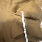 Vince Women’s Tan Elastic Waist Shorts Size L – Faux Back Pockets Photo 2