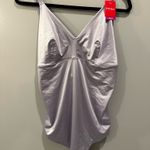 Spanx Shaping Satin Thong Bodysuit Light Orchid Photo 2