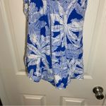 One Piece Penbrooke Blue/White Print V Neck Sleeveless  18 Photo 8