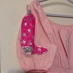 Fantastic Fawn  Pink Cowgirl Puff Sleeve Dress Photo 1