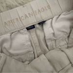 American Eagle Women’s Trouser Pants Size 6 Regular Light Khaki Bone Wide Leg Photo 5