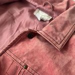 Live a Little Women's Pink Suede Leather Jacket Size L y2k style Photo 7