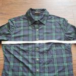J McLaughlin Womens Blue Green Plaid Chic Feminine Preppy Trendy Shirt Size M Size M Photo 5