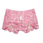 Lilly Pulitzer Lilly Pulitzer Buttercup Shorts She's a Fox Pink 12 Scalloped Cottage Chic Photo 5