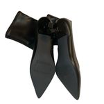 Abound  Black Kitten Heel Faux Leather Ankle Boots(Size 9M) Photo 3