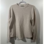 American Eagle AE Long Sleeve Thermal Shirt in Cream Size Medium Ladies Photo 0
