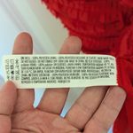 Endless Rose  Strapless Ruffled Textured Maxi Dress Red Prom Formal Gown Small Photo 4