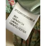 Altar'd State  HAISLEY DOUBLE LAYERED ROMPER DRESS GREEN FLORAL WOMENS S SMALL‎ Photo 4