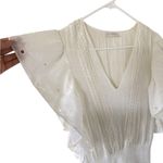 Ramy Brook Harlow Eyelet Linen-Blend Minidress Photo 3