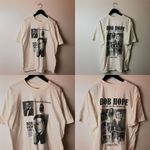 Vintage Y2K Bob Hope Thanks For The Memories T Shirt White XL Extra Large Solid Photo 11