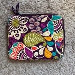 Vera Bradley Purple Floral Quilted Tablet Case / J38 Photo 4