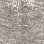 a glow A:GLOW maternity’s short sleeve Gray top size xlarge. Photo 1