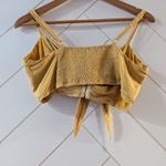 Illa Illa Yellow Crop Bra Top, Size L, Urban Outfitters Photo 1