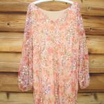 Mac Duggal 93547 Womens FLORAL PRINT SEQUINED PUFF SLEEVE GOWN Photo 11