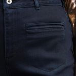 Anthropologie NWT $148 x Pilcro Mid-Rise Denim Slim Puddle Bootcut Jeans 24 Photo 2